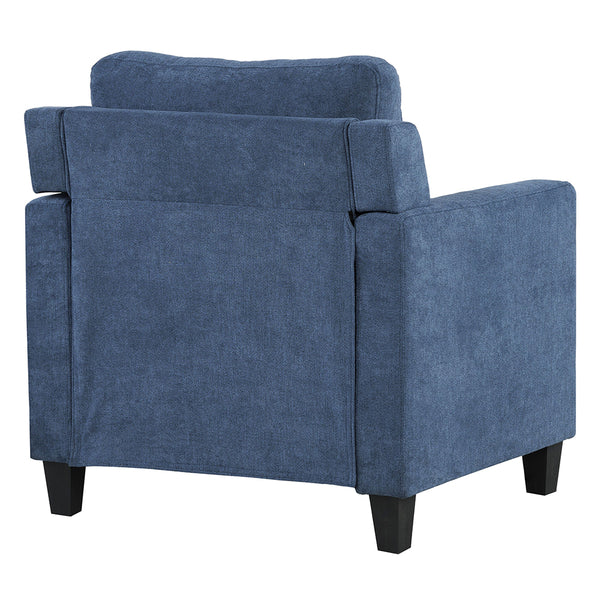 ACME Horatio Navy Chenille Chair Model LV02519