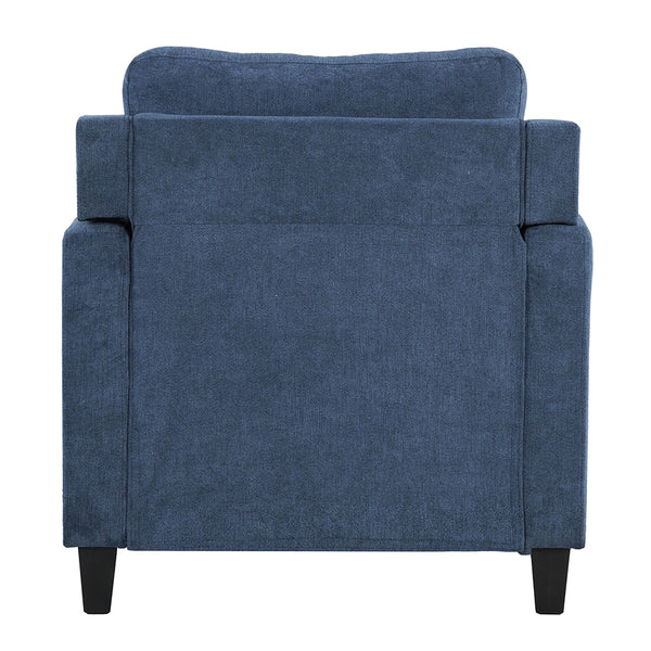 ACME Horatio Navy Chenille Chair Model LV02519