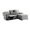 ACME Destiny Gray Linen Motion Sectional Sofa Model LV02567