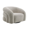 ACME Irma Gray Boucle Chair with Swivel Model LV02569