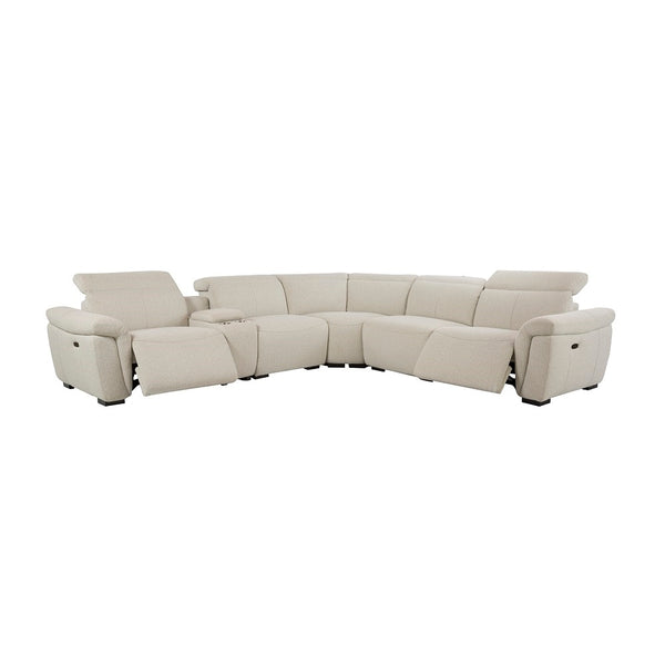ACME Dayana Beige Boucle Power Motion Sectional Sofa Model LV02680