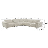 ACME Dayana Beige Boucle Power Motion Sectional Sofa Model LV02680