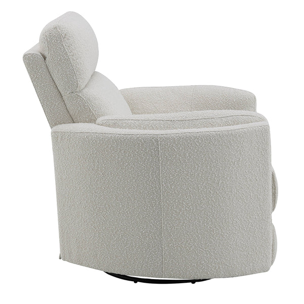 ACME Sagen Beige Boucle Glider Recliner with Swivel Model LV02733