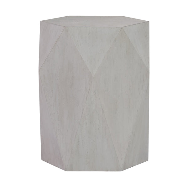 ACME Hanniel Antique White End Table Model LV02766