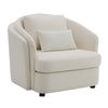 ACME Mariko Beige Linen Chair with Pillow Model LV02772