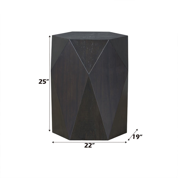 ACME Hanniel Black End Table Model LV02776