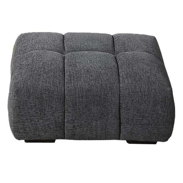 ACME Chosen Gray Chenille Ottoman Model LV02841