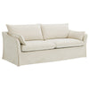 ACME Shane Beige Linen Sofa with 2 Pillows Model LV02910