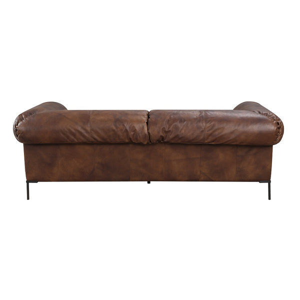 ACME Jaron Mocha Top Grain Leather Sofa Model LV02980