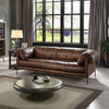ACME Jaron Mocha Top Grain Leather Sofa Model LV02980