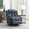 ACME Omarion Blue Chenille Power Recliner with Lift Heating & Massage Model LV02996