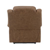 ACME Omarion Brown Polished Microfiber Power Recliner with Lift Heating & Massage Model LV02997