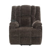 ACME Pacay Brown Chenille Power Recliner with Lift Heating & Massage Model LV02998