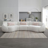 ACME Sahara Beige Boucle Sectional Sofa with 3 Pillows Model LV03010