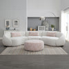 ACME Sahara Beige Boucle Sectional Sofa with 3 Pillows Model LV03010
