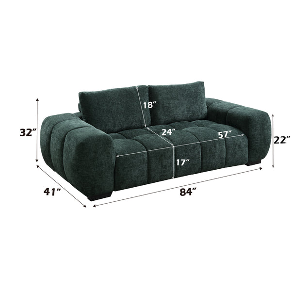 ACME Ferrand Green Chenille Sofa Model LV03040
