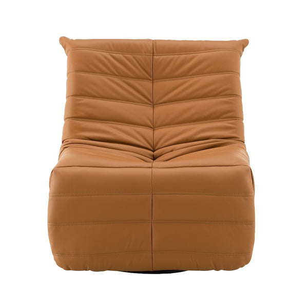 ACME Talmon Orange Synthetic Leather Glider Recliner with Swivel Model LV03072