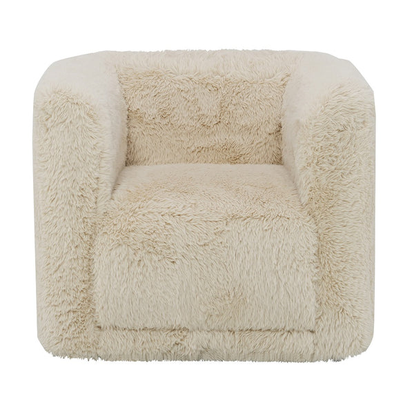 ACME Upendo Beige Yakety Yak Sand Chair with Swivel Model LV03082