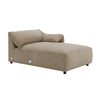 ACME Veata Light Brown Suede Sectional Sofa Model LV03090