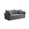 ACME Irina Gray Fabric Sofa with Sleeper Storage & 4 Pillows Model LV03100
