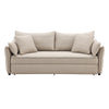 ACME Irina Beige Fabric Sofa with Sleeper Storage & 4 Pillows Model LV03110