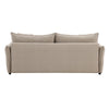 ACME Irina Beige Fabric Sofa with Sleeper Storage & 4 Pillows Model LV03110