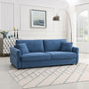 ACME Haran Blue Fabric Sofa with Sleeper Storage & 2 Pillows Model LV03120