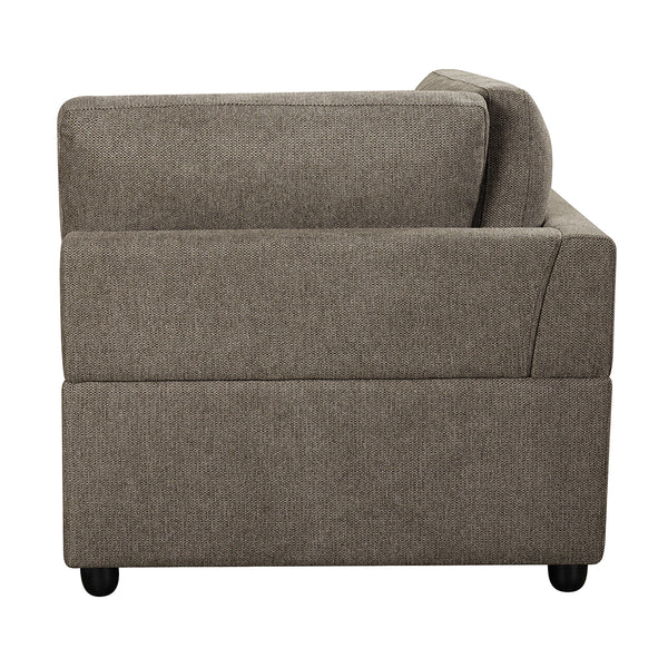 ACME Rylie Brown Linen Modular Wedge with 3 Pillows Model LV03153