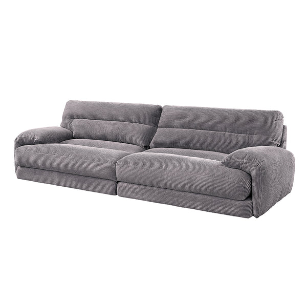 ACME Cadenza Gray Corduroy Sofa Model LV03260