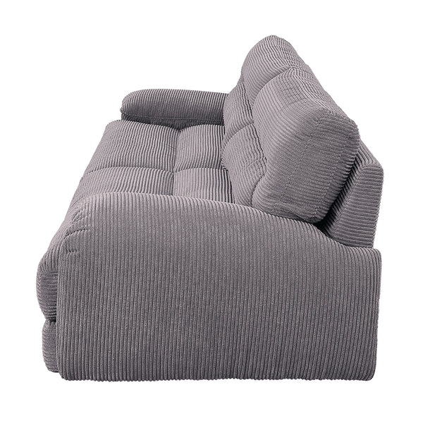 ACME Cadenza Gray Corduroy Sofa Model LV03260