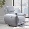 ACME Jeromie Gray Synthetic Leather Power Motion Recliner with USB Port Model LV03337
