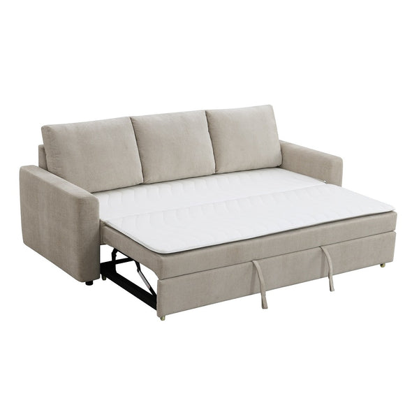 ACME Leira Beige Linen Sofa with Sleeper Model LV03490