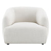 ACME Lucifer Black & White Shimmer Chenille Chair Model LV03527
