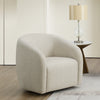 ACME Etienne Beige Linen Chair with Swivel Model LV03582