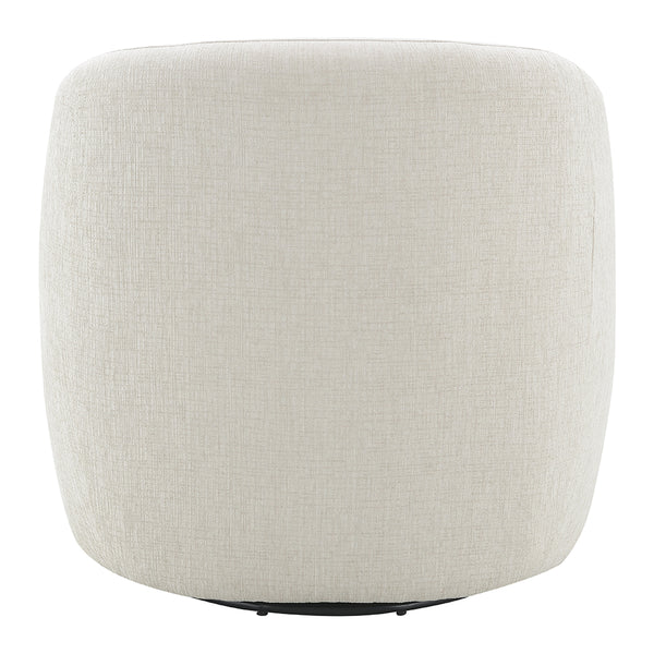 ACME Etienne Beige Linen Chair with Swivel Model LV03582