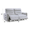 ACME Eastre Beige Chenille Power Motion Sofa with USB Port Model LV03585