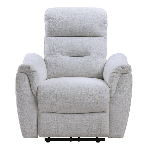 ACME Eastre Beige Chenille Power Motion Recliner with USB Port Model LV03587