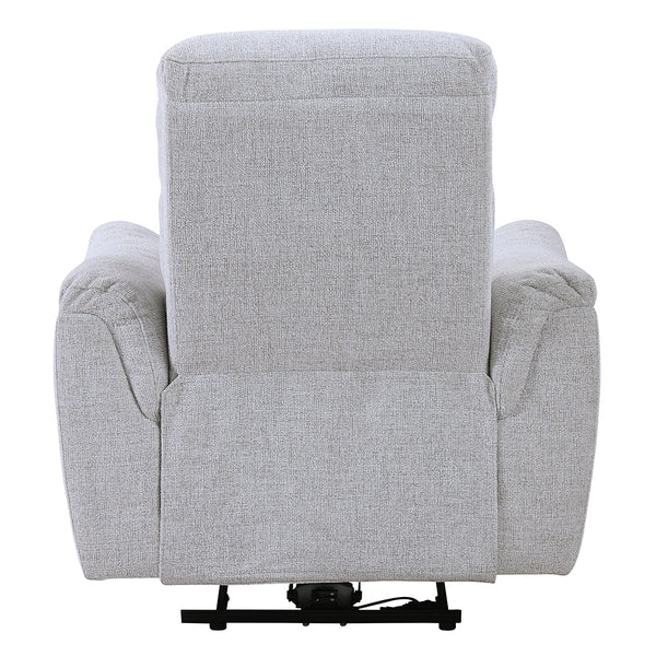 ACME Eastre Beige Chenille Power Motion Recliner with USB Port Model LV03587