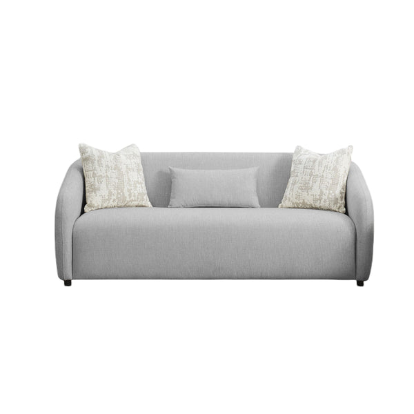 ACME Etienne Gray Linen Sofa with 3 Pillows Model LV03590