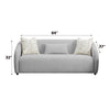 ACME Etienne Gray Linen Sofa with 3 Pillows Model LV03590