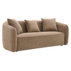 ACME Keith Brown Chenille Sofa with 3 Pillows Model LV03600