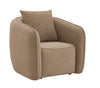 ACME Keith Brown Chenille Chair with Pillow Model LV03602