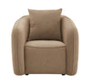ACME Keith Brown Chenille Chair with Pillow Model LV03602