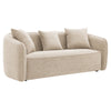 ACME Keith Beige Chenille Sofa with 3 Pillows Model LV03610