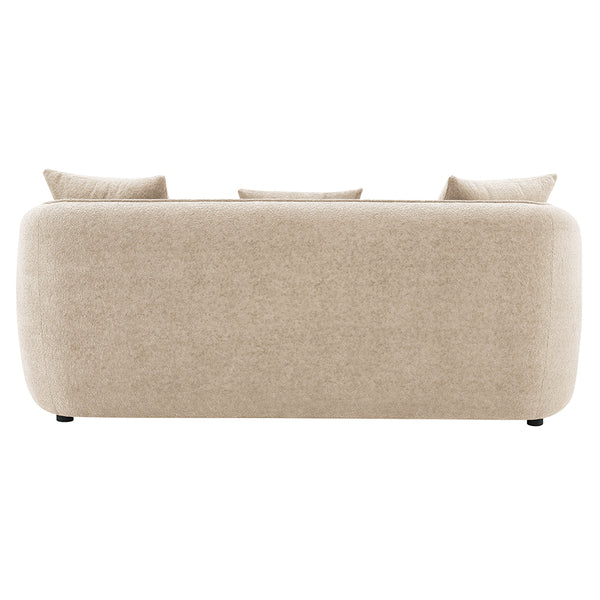 ACME Keith Beige Chenille Sofa with 3 Pillows Model LV03610