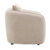 ACME Keith Beige Chenille Chair with Pillow Model LV03612