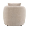 ACME Keith Beige Chenille Chair with Pillow Model LV03612