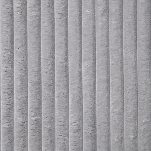 ACME Hilde Lighr Gray Cordoury Chaise with 2 Pillows Model LV03681