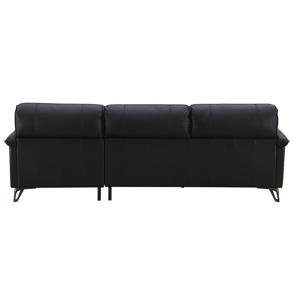 ACME Eilene Black Top Grain Leather Sofa Model LV03700