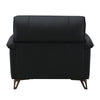 ACME Eilene Black Top Grain Leather Chair Model LV03702